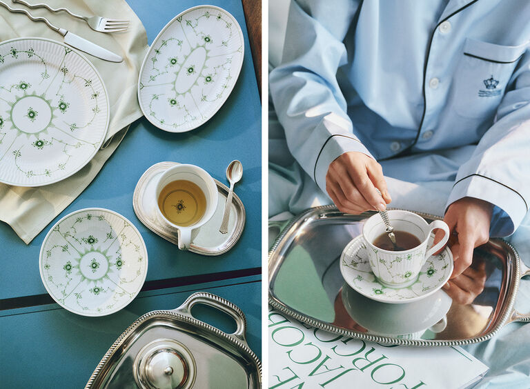 Shop Royal Copenhagen Grøn Musselmalet hos Illums Bolighus