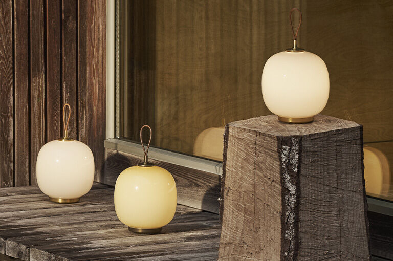 Shop genopladelige lamper