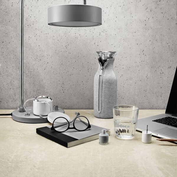 K&oslash;leskabskaraffel, light grey woven, Eva Solo