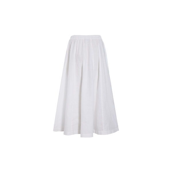 Airy linen nederdel, white, BITTE KAI RAND