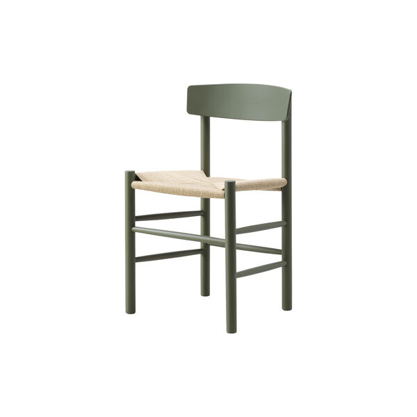 J39 Mogensen stol, khaki green/natur, Fredericia Furniture