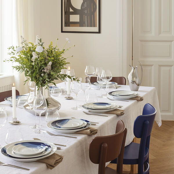 KOPPEL middagstallerken 27 cm, blå nuancer, Georg Jensen