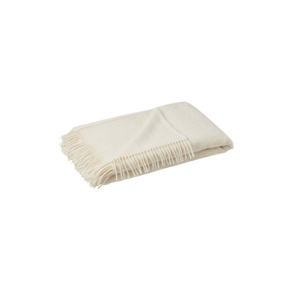 Julia uldplaid, ivory, NATURES Collection
