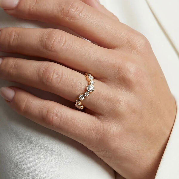 Sardinien Wave Ring | Forgyldt, Sif Jakobs Jewellery