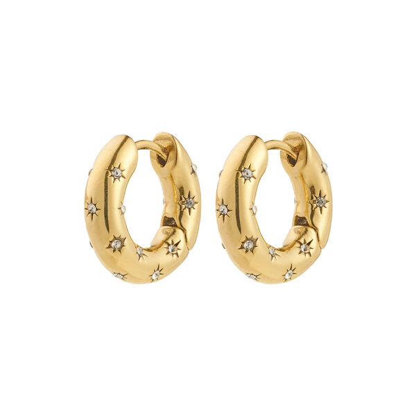 NEVAEH hoops, guldbelagt, Pilgrim