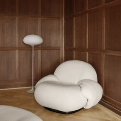 Stemlite Floor Lamp, pebble grey, GUBI