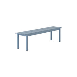 Linear Steel Bench, pale blue, Muuto