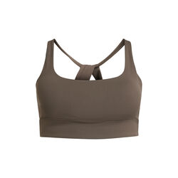 Butter Soft Sports Bra Seinna, dark brown, Rethinkit