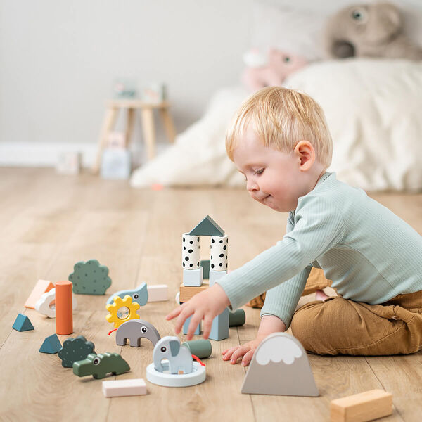 Deer Friends byggeklodser 34 stk., colour mix, Done by Deer