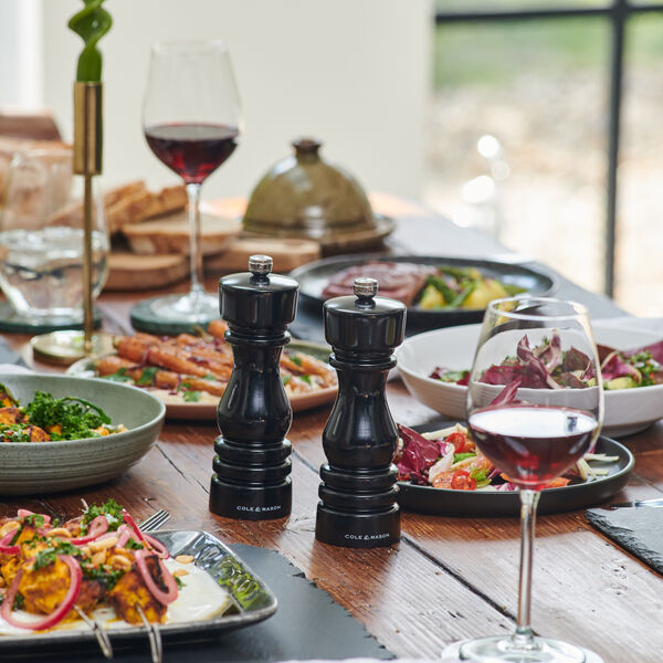 London Salt and pepper set, sort, Cole & Mason