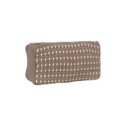 Strikket Clutch Multi, brown-beige_sugar Strikket Clutch Multi, brown-beige_sugar, By LOHN