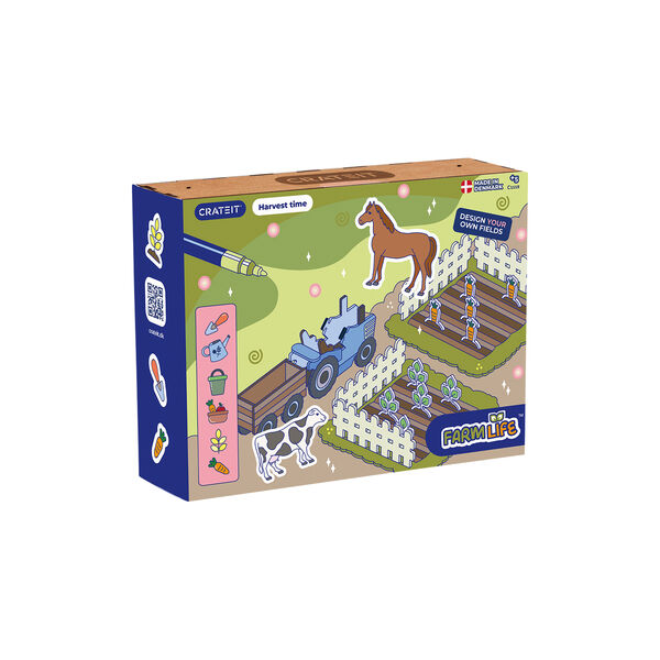 Bondegården trælegetøj | Markerne høstes, Crateit