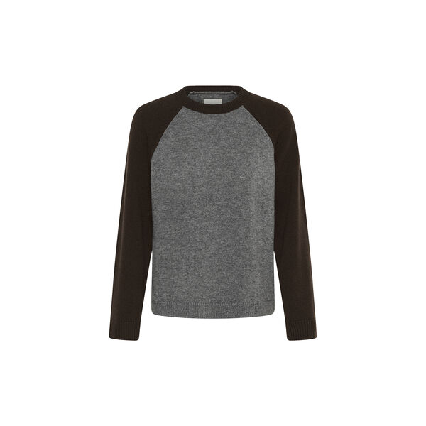 CleoPW Pullover, grey/mole colorblock, Part Two