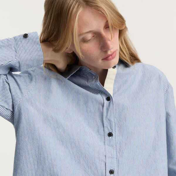 Paulina Shirt Striped, mix blue boy, Aiayu