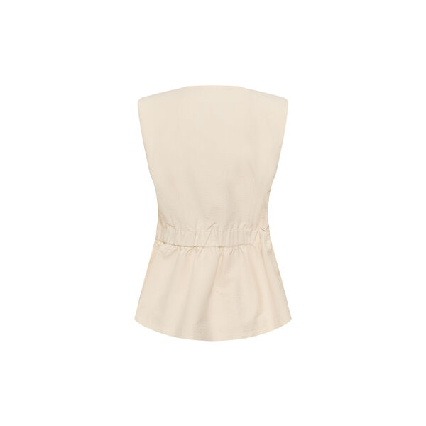 KBEmery Waistcoat, egret, Karen by Simonsen