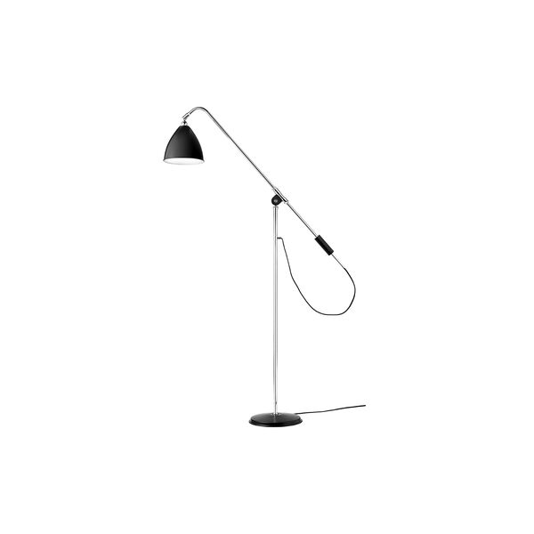 Bestlite BL4 Floor Lamp, black semi matt/chrome, GUBI