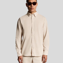 Micro Corduroy Shirt, putty, Lyle & Scott