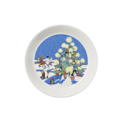 Mumi tallerken 2021: Jul & Tegning 2 pcs, Moomin Arabia