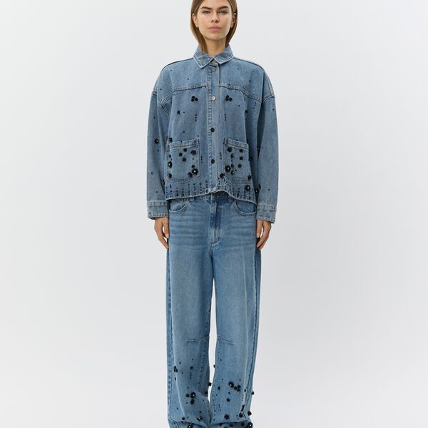HavanaSW Barrel Jeans, denim blue, Sofie Schnoor