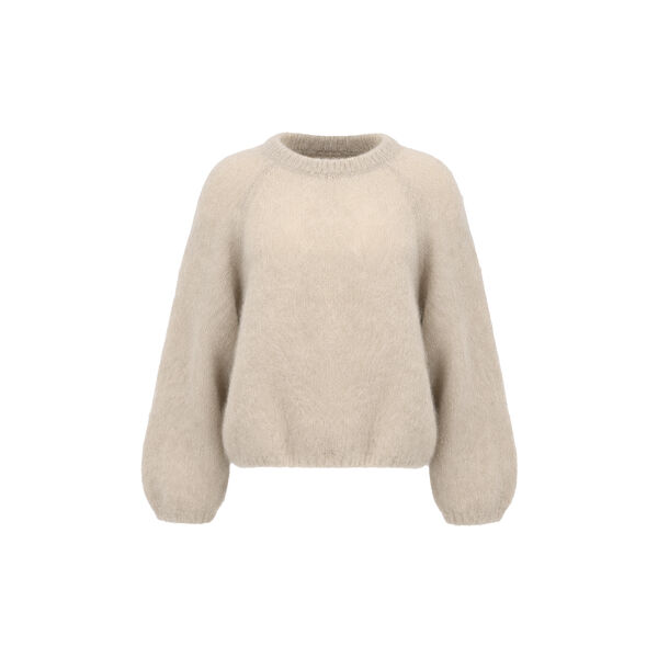 Rosie Mohair Strik Pullover | Beige, Americandreams