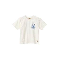 T-shirt S/S Benno, cloud, Wheat