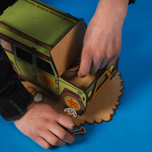 Dinosaur trælegetøj | Rover's udflugt, Crateit