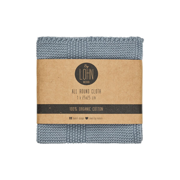 Strikket Klud, griffin grey, By LOHN