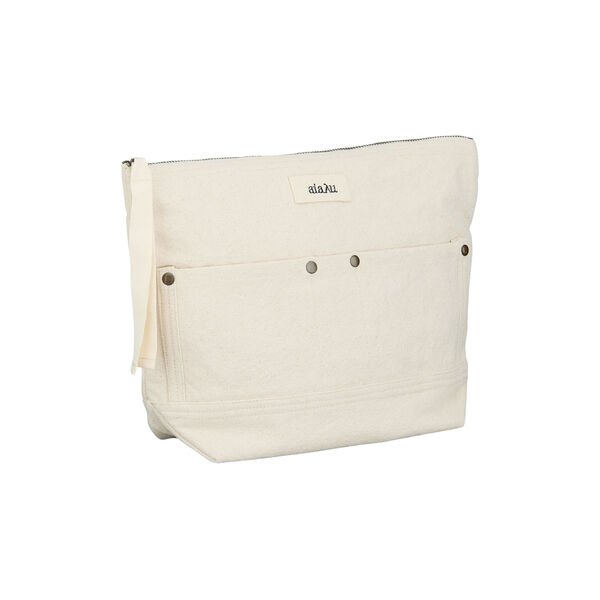 Pouch Pocket Canvas, pure ecru, Aiayu