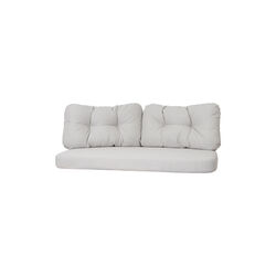 Ocean large 2-pers. sofa hyndes&aelig;t, white grey, Cane-line