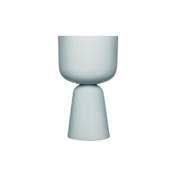 Nappula urtepotte small high, lysegr&aring;, Iittala