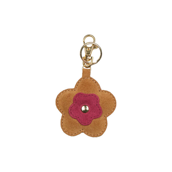 Portobello Bag Charm, camel/pink, Luna Moon
