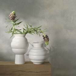 Tortus Archie vase No 3, white, Knabstrup Keramik