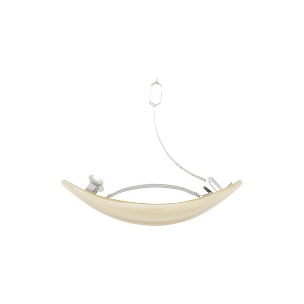 Oval Bone Clip, ivory, SUI AVA