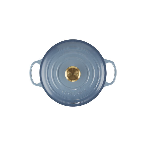 Signature rund st&oslash;bejernsgryde &Oslash; 24 cm, chambray, Le Creuset
