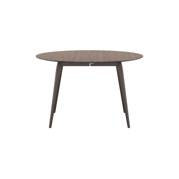 PLAYdinner Round &Oslash;120 spisebord med udtr&aelig;k, r&oslash;get eg, Bruunmunch Furniture
