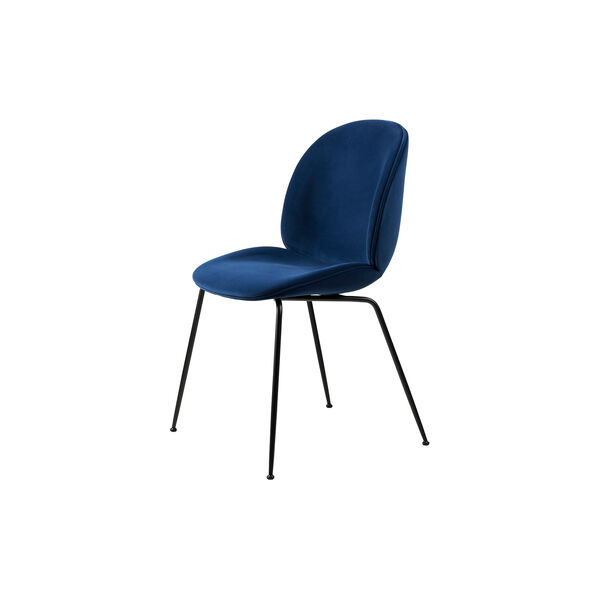 Beetle Dining Chair Fully Upholstered, Sunday 003/black matt, GUBI