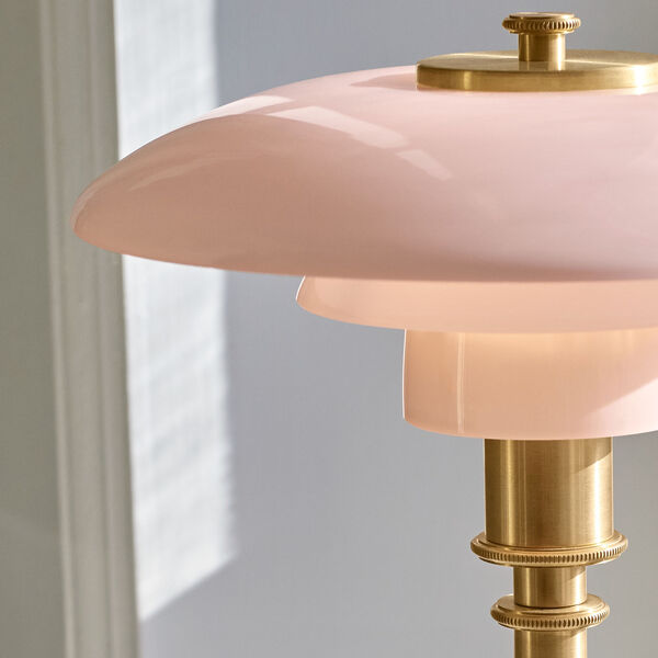 PH 2/1 Pale Rose bordlampe, Louis Poulsen