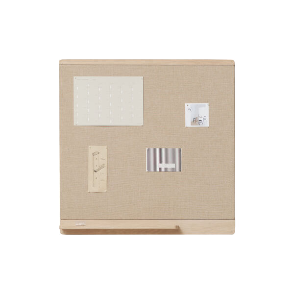 Rim Pinboard 75, white oiled oak, Form & Refine