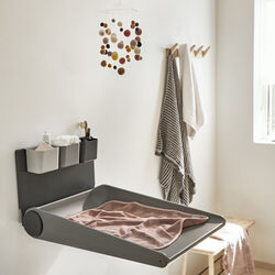 Leander Wally&trade; v&aelig;gh&aelig;ngt puslebord, dusty grey, Leander