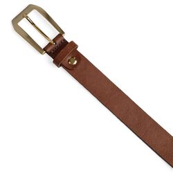ArcadeMBG Belt, cognac w/br. Gold, Markberg