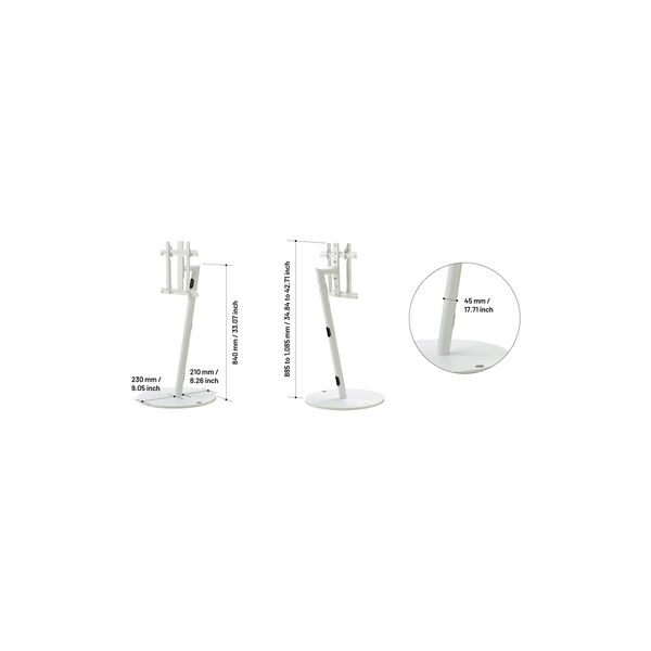 A2 Low, white, Wall Collection