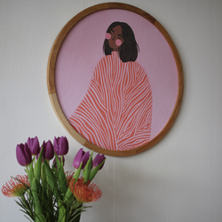 The Woman with the Swirls, Papirv&aelig;rk