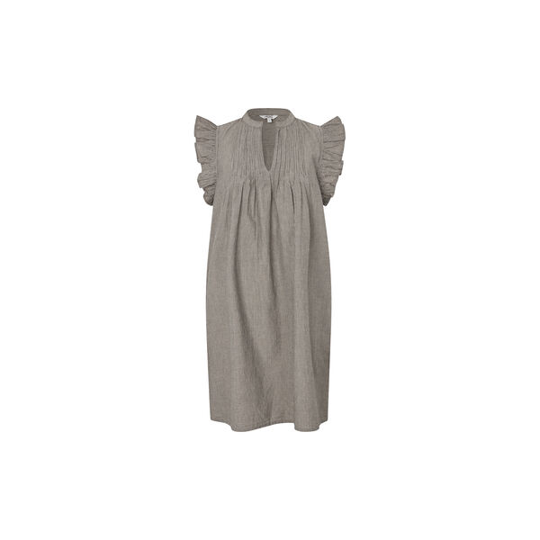 Gemala Long-M Dress, java white stripe, mbyM
