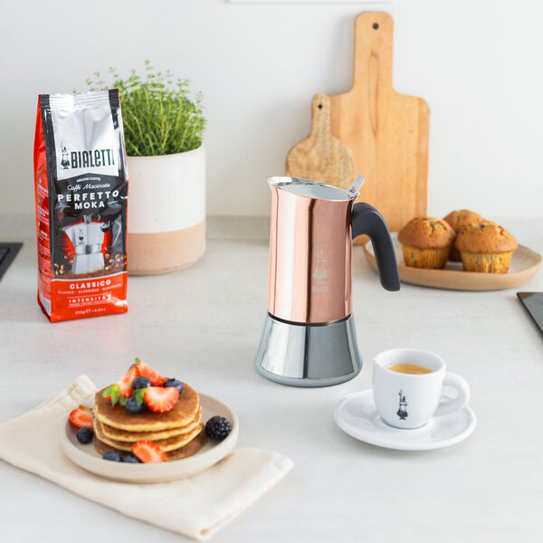 Venus espressokande 6 kopper, kobber, Bialetti