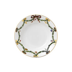 Stjerne Riflet Jul dyb tallerken &Oslash; 24,5 cm, Royal Copenhagen