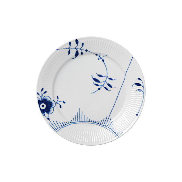 Bl&aring; Mega Riflet tallerken &Oslash; 27 cm, Nr. 2, Royal Copenhagen