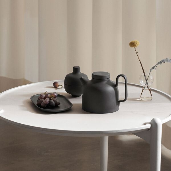 Sand Secrets Tea Pot, black clay, Design House Stockholm