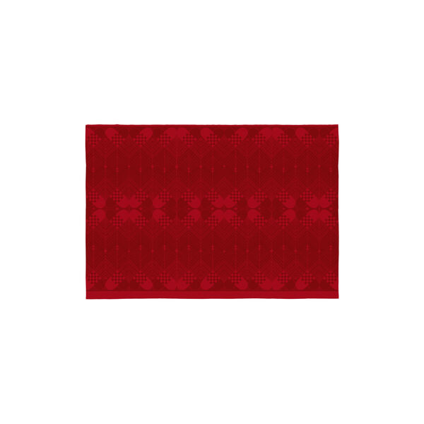 CHRISTMAS dug, deep red, Georg Jensen Damask