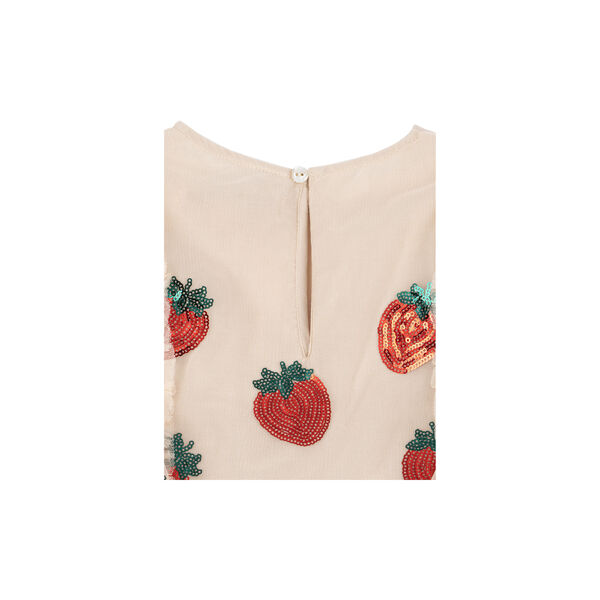 Yvonne Frill Dress, strawberry, Konges Sl&oslash;jd