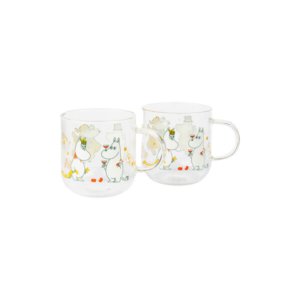 Mumi Glas 2 stk. | 30 cl | K&aelig;rlighedens Gave, Moomin Arabia